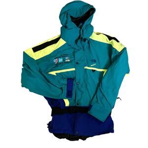 Vtg 90sThe North Face Vertical Jacket Medium Gore-tex National Ski Patrol Hooded